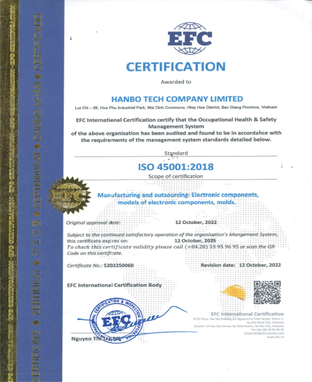 ISO 45001: 2018